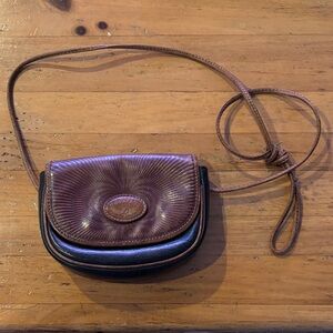 Chic Brown Leather Crossbody Bag